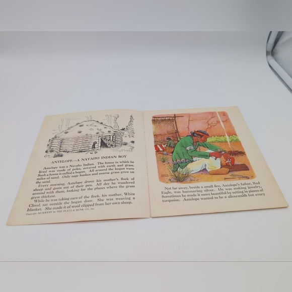 Antelope A Navaho Indian Boy Book 1935 Copyright - Picture 2 of 3